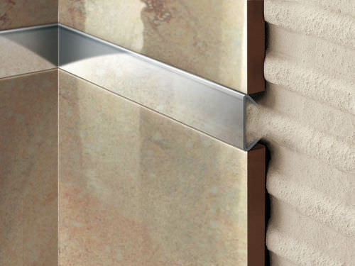 Profilé de séparation en acier - NOVOLISTEL® 5 - EMAC - en inox / pour carrelage
