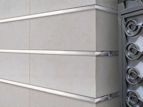 Profilé de séparation en aluminium - NOVOSEPARA FIX - EMAC - pour carrelage