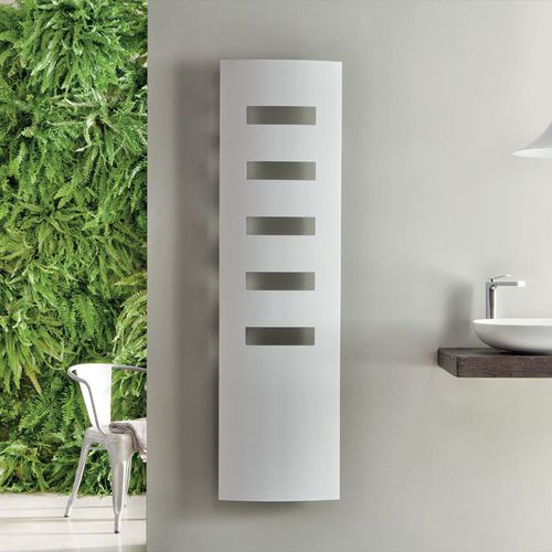Sèche-serviettes à eau chaude - EXTRÒ E - Ridea - électrique / contemporain / en métal