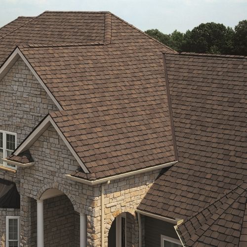 Couverture de toit en pente - GRAND MANOR® - Certain Teed - contrecollée / en fibre de verre / en ardoise