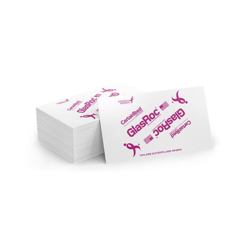 Plaque de plâtre hydrofuge - GLASROC®  - Certain Teed - sur mesure / cintrable / courbée