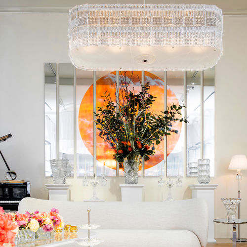 Lustre design original - PICCADILLY  - Baccarat - en cristal / professionnel / sculptural