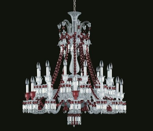 Lustre contemporain - ZENITH   - Baccarat - en cristal / professionnel / candélabre