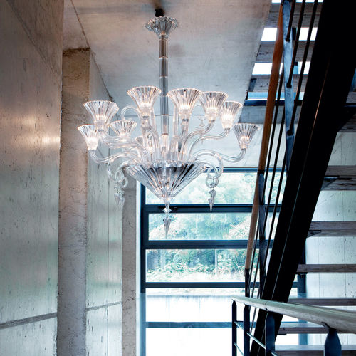 Lustre contemporain - MILLE NUITS - Baccarat - en cristal / candélabre