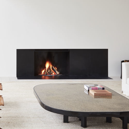 Cheminée encastrable - UNIVERSAL - Metalfire Architectural fireplaces - simple face / à foyer ouvert / contemporaine