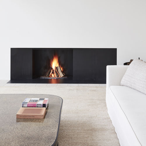 Cheminée à bois - UNIVERSAL  - Metalfire Architectural fireplaces - encastrable / simple face / à foyer ouvert