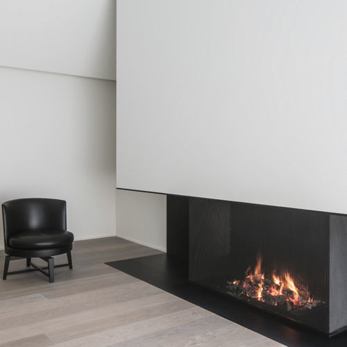 Cheminée à bois - UNIVERSAL 4 - Metalfire Architectural fireplaces - encastrable / à 3 faces / à foyer ouvert