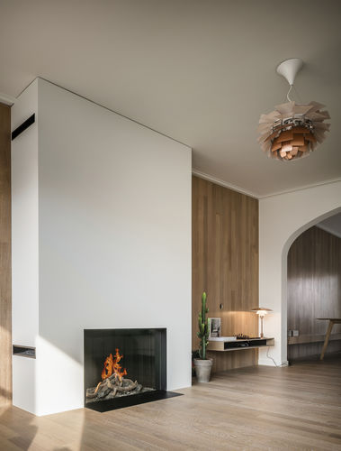 Cheminée à gaz - AVENUE GAS HIGH EFFICIENCY 7 - Metalfire Architectural fireplaces - encastrable / simple face / fermée
