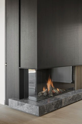 Cheminée à gaz - AVENUE GAS HIGH EFFICIENCY - Metalfire Architectural fireplaces - encastrable / d'angle / à 2 faces
