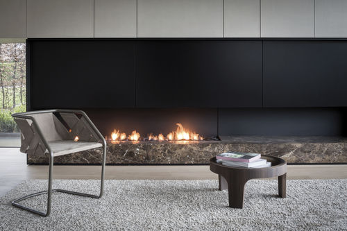 Cheminée à gaz - URBAN GAS 20 - Metalfire Architectural fireplaces - encastrable / sur pied / à 2 faces