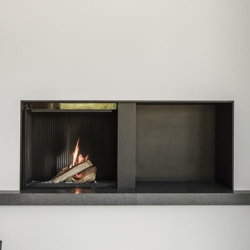 Cheminée à bois - ULTIME D MF 600-50 WHE 1S - Metalfire Architectural fireplaces - encastrable / sur pied / simple face