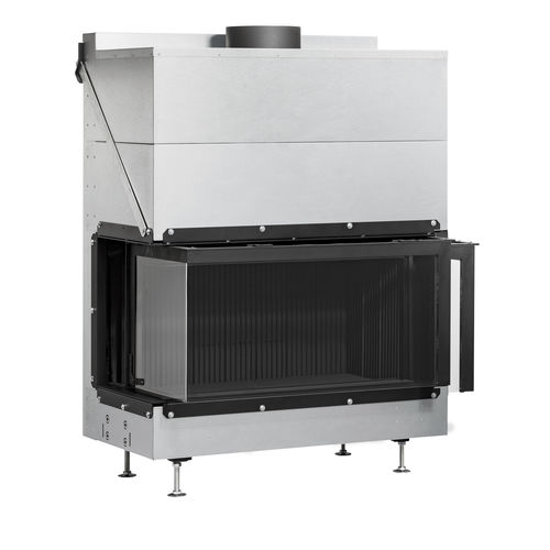 Cheminée à bois - ULTIME D MF 1050-50 WHE 2S V20 - Metalfire Architectural fireplaces - intégrée / d'angle / à 2 faces