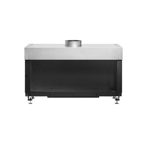 Foyer fermé à gaz - AVENUE MF 1050-40 GHE 1S - Metalfire Architectural fireplaces - à 1 face / en acier / en fonte