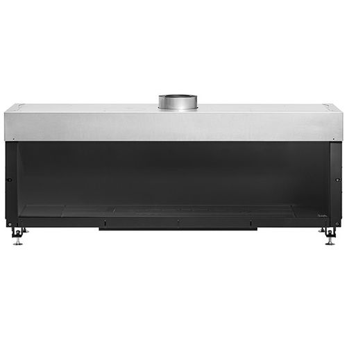 Foyer fermé à gaz - AVENUE MF 1600-40 GHE 1S - Metalfire Architectural fireplaces - à 1 face / en acier / en fonte