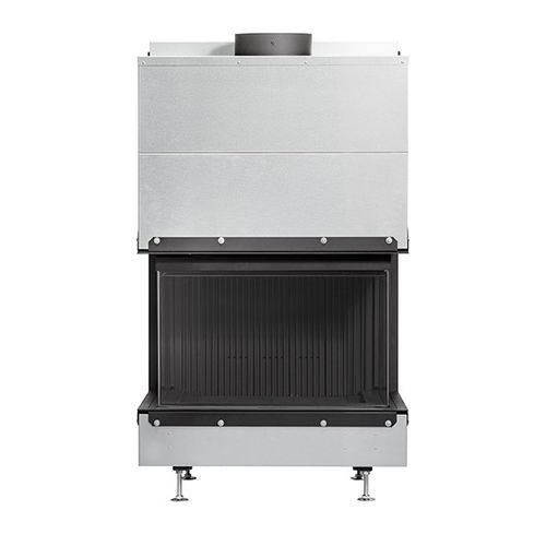 Cheminée à bois - ULTIME D MF 800-50 WHE 3S V20 - Metalfire Architectural fireplaces - encastrable / sur pied / à 3 faces