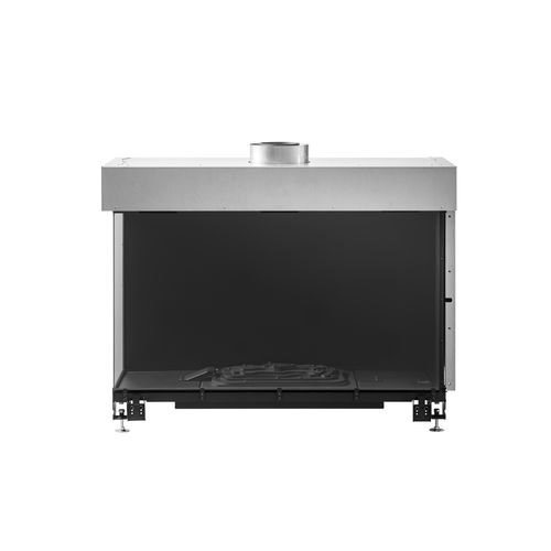 Foyer fermé à gaz - AVENUE MF 1050-60 GHE 1S - Metalfire Architectural fireplaces - à 1 face / en acier / en fonte