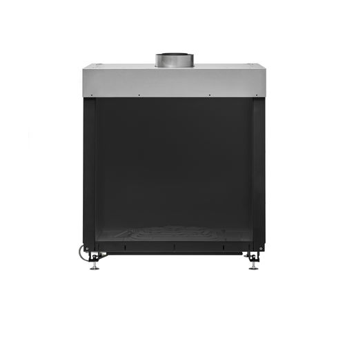 Foyer fermé à gaz - Avenue MF 800-75 GHE 1S - Metalfire Architectural fireplaces - à 1 face / en acier / en fonte