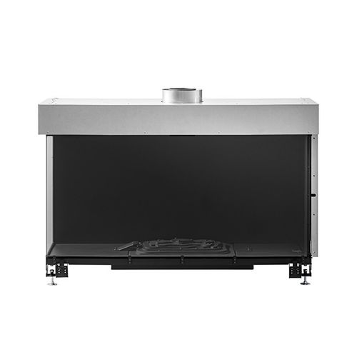 Foyer fermé à gaz - AVENUE MF 1300-60 GHE 2S - Metalfire Architectural fireplaces - double face / en acier / en fonte