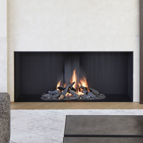 Cheminée à gaz naturel - URBAN MF 1050-75 G 1S - Metalfire Architectural fireplaces - au propane / intégrée / sur pied