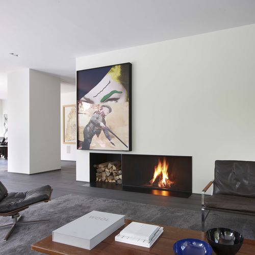 Cheminée à bois - UNIVERSAL - Metalfire Architectural fireplaces - encastrable / simple face / à foyer ouvert