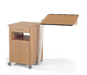 Table de chevet contemporaine - P 941 - Völker - en bois / professionnelle / pour établissement médicalisé