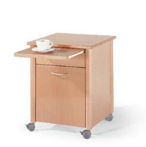 Table de chevet contemporaine - P 930 - Völker - en bois / professionnelle / pour établissement médicalisé