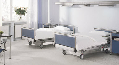 Lit médicalisé - S 962-2W - Völker - contemporain / en métal