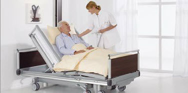 Lit médicalisé - S 962-2 VIS-A-VIS - Völker - contemporain / en métal