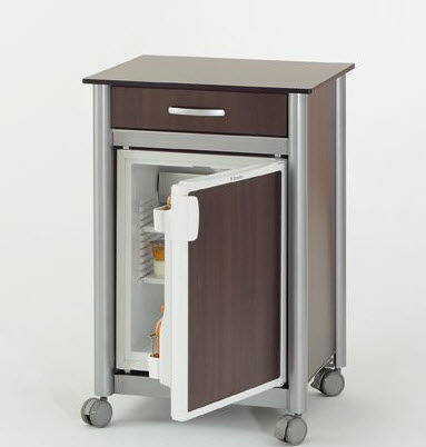 Table de chevet contemporaine - K 984/RA 140 - Völker - en bois / carrée / contract