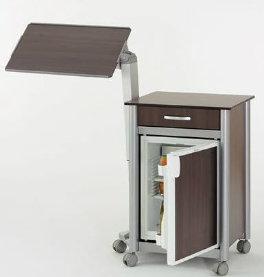 Table de chevet contemporaine - K 984T/RA 140 - Völker - en bois / carrée / contract