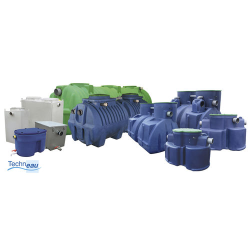 Séparateur à hydrocarbures en polyéthylène - Techneau - en polyester