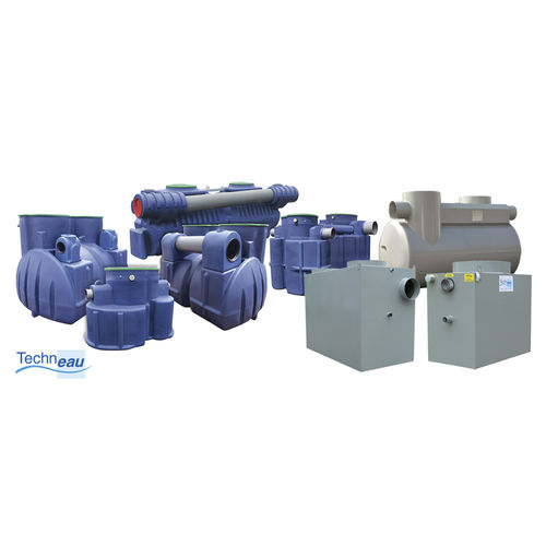 Séparateur à hydrocarbures en acier - HYDROPE - Techneau - en polyéthylène / en polyester