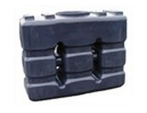 Cuve de récupération d'eau de pluie - RECTANGULAR - BORALIT - enterrée / en polyéthylène