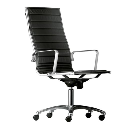 Fauteuil de direction contemporain - LIGHT - LUXY - en cuir / en tissu / inclinable