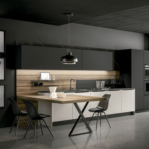 Cuisine contemporaine - KALÌ 08 - Arredo3 s.r.l. - en aluminium laqué / en composite / en stratifié