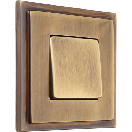 Interrupteur bouton poussoir - SCHUFD01241  - FEDE Switch & Light - encastré / en métal / contemporain