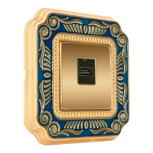 Prise USB - FIRENZE  - FEDE Switch & Light - murale / encastrable / en métal