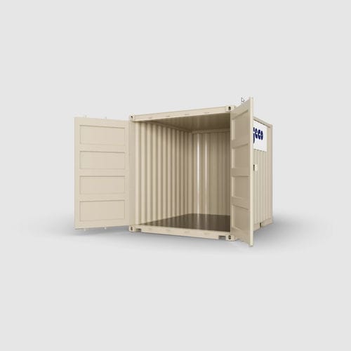 Boîte de rangement en acier - 10 - Algeco - bois / en bois massif