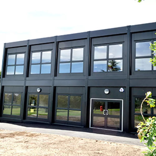 Bâtiment temporaire - Algeco - modulaire / pour école / pour crèche