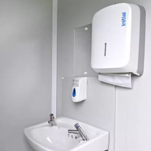 Distributeur de savon professionnel - WASHROOM CONSUMABLES - Algeco - mural / en plastique / manuel