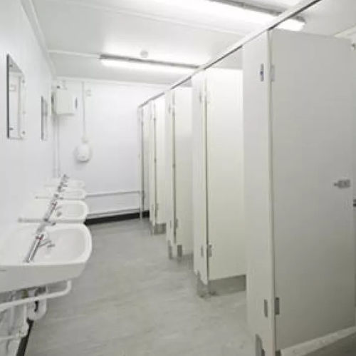 Toilette publique mobile - Algeco - en acier / multiple