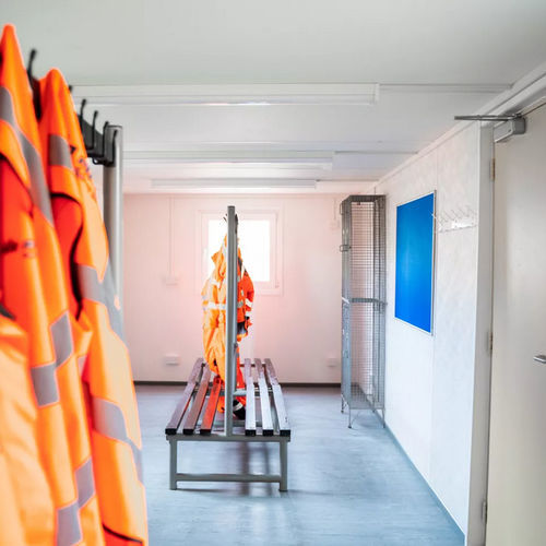 Construction en conteneurs pour chantier - 32  - Algeco - pour vestiaire / en acier galvanisé