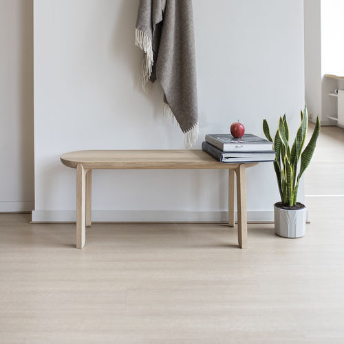 Banc contemporain - JURO - JAVORINA - en chêne / en noyer / en bois huilé