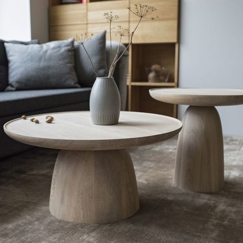 Table basse contemporaine - HRIB - JAVORINA - en chêne / en noyer / en bois massif