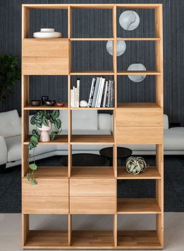 Bibliothèque modulable - FLEXIKLON - JAVORINA - contemporaine / en bois massif / en bois huilé