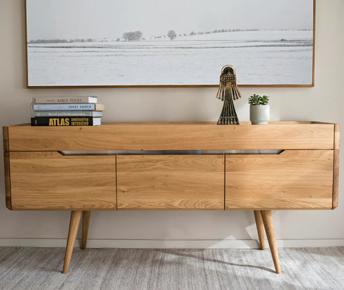 Buffet sur pieds hauts - TERRA - JAVORINA - contemporain / en chêne / en noyer