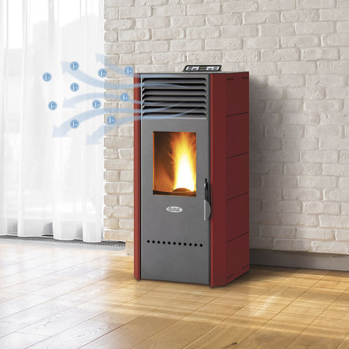 Poêle à granulés - BIO100H - FAIR srl - 0 - 5 kW / 5 kW - 10 kW / à poser
