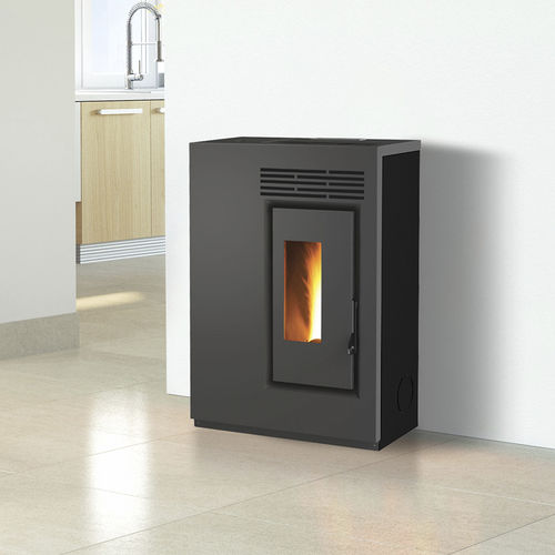 Poêle à granulés - ECO60 – A PAVIMENTO - FAIR srl - 0 - 5 kW / à poser / contemporain