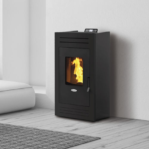 Poêle à granulés - W13 - FAIR srl - 12 kW / contemporain / en acier