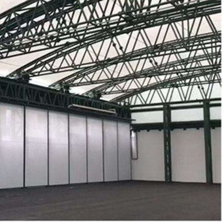Système de toiture en acier - FOLDING - Tensaform - modulaire / courbe / de profilé métallique